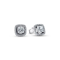 Pandora Square Halo Stud Earrings Pandora Square Halo Stud Earrings