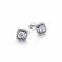 Pandora Square Halo Stud Earrings Pandora Square Halo Stud Earrings