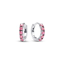 Pandora Pink Huggie Earrings Pandora Pink Huggie Earrings