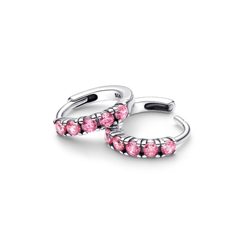 Pandora Pink Huggie Earrings Pandora Pink Huggie Earrings