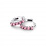 Pandora Pink Huggie Earrings Pandora Pink Huggie Earrings