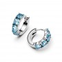 Pandora Light Blue Hoop Earrings Pandora Light Blue Hoop Earrings