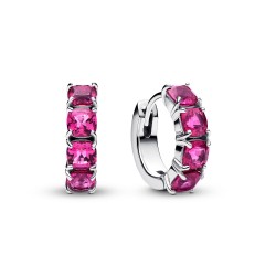 Pandora Pink Hoop Earrings Pandora Pink Hoop Earrings