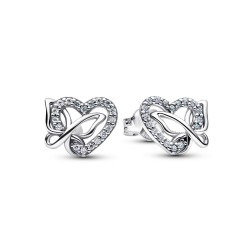 Pandora Entwined Heart & Butterfly Stud Earrings Pandora Entwined Heart & Butterfly Stud Earrings