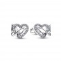 Pandora Entwined Heart & Butterfly Stud Earrings Pandora Entwined Heart & Butterfly Stud Earrings