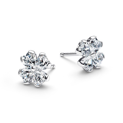 Pandora Sparkling Lucky Clover Stud Earrings Pandora Sparkling Lucky Clover Stud Earrings