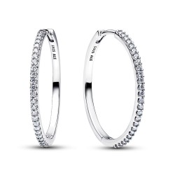 Pandora Sparkling Hoop Earrings Pandora Sparkling Hoop Earrings