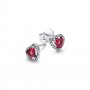 Pandora Elevated Red Heart Stud Earrings Pandora Elevated Red Heart Stud Earrings