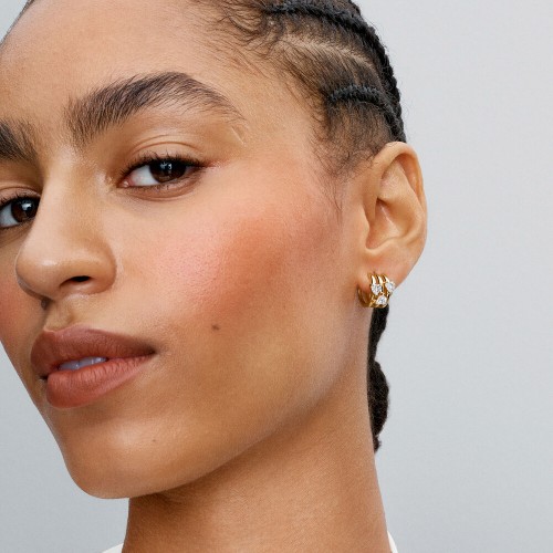 Pandora Triple Heart Hoop Earrings Pandora Triple Heart Hoop Earrings
