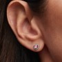 Pandora Elevated Pink Heart Stud Earrings Pandora Elevated Pink Heart Stud Earrings