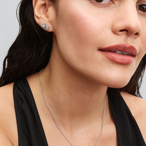 Pandora Embracing Halo Stud Earrings Pandora Embracing Halo Stud Earrings