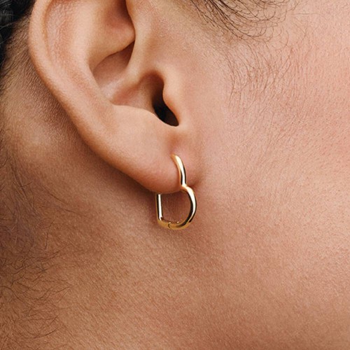 Pandora Asymmetrical Heart Hoop Earrings Pandora Asymmetrical Heart Hoop Earrings