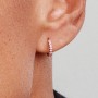 Pandora Sparkling Pink Huggie Hoop Earrings Pandora Sparkling Pink Huggie Hoop Earrings