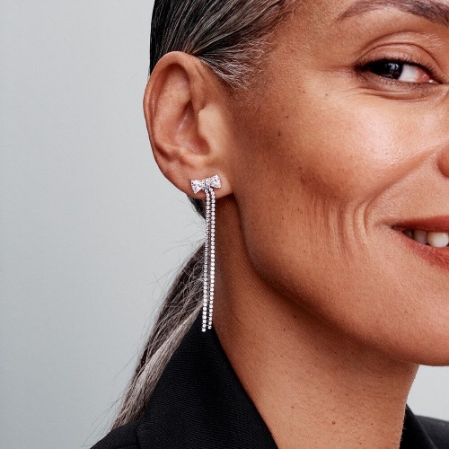 Pandora Pavé Bow Drop Earrings Pandora Pavé Bow Drop Earrings