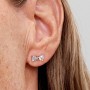 Pandora Sparkling Small Bow Stud Earrings