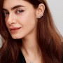Pandora Sparkling Small Bow Stud Earrings