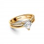 Pandora Double Band Heart Ring Pandora Double Band Heart Ring