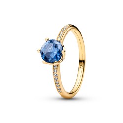 Pandora Blue Sparkling Crown Solitaire Ring Pandora Blue Sparkling Crown Solitaire Ring