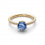 Pandora Blue Sparkling Crown Solitaire Ring Pandora Blue Sparkling Crown Solitaire Ring