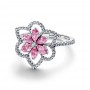 Pandora Double Flower Cocktail Ring