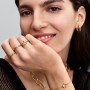 Pandora Organically Shaped Pavé Circle & Treated Freshwater Cultured Pearl Ring Pandora Organically Shaped Pavé Circle & Treated Freshwater Cultured Pearl Ring