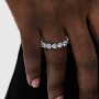 Pandora Band of Clear Hearts Ring Pandora Band of Clear Hearts Ring