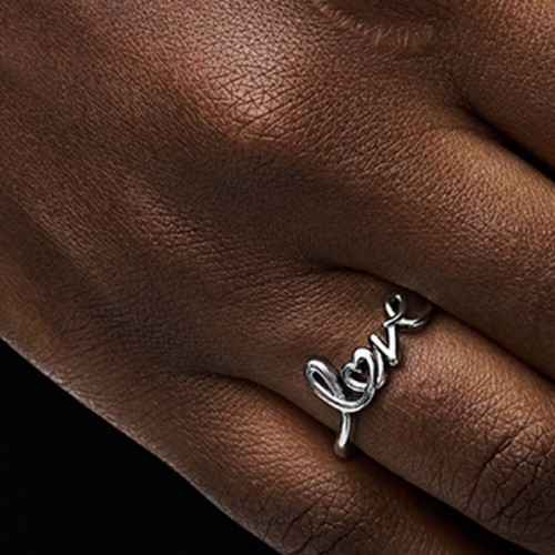 Pandora Handwritten Love Ring Pandora Handwritten Love Ring