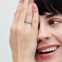 Pandora Sparkling Intertwined Wave Ring Pandora Sparkling Intertwined Wave Ring