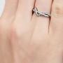 Pandora Sparkling Intertwined Wave Ring Pandora Sparkling Intertwined Wave Ring