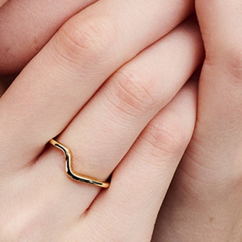 Pandora Polished Wave Ring Pandora Polished Wave Ring