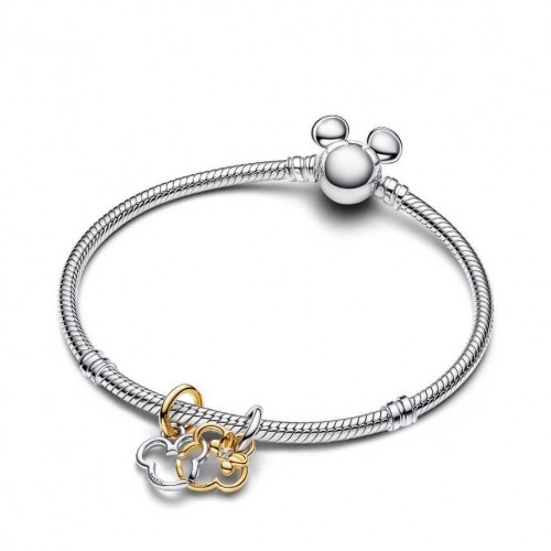Pandora Disney Mickey Mouse Clasp Moments Snake Chain Bracelet Pandora Disney Mickey Mouse Clasp Moments Snake Chain Bracelet