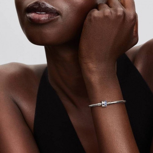 Pandora Sparkling Barrel Clasp Bangle Pandora Sparkling Barrel Clasp Bangle