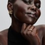 Pandora Yellow Hoop Earrings