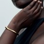 Pandora Organically Shaped Open Bangle