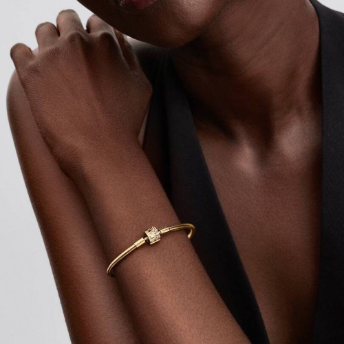 Pandora Sparkling Barrel Clasp Bangle Pandora Sparkling Barrel Clasp Bangle