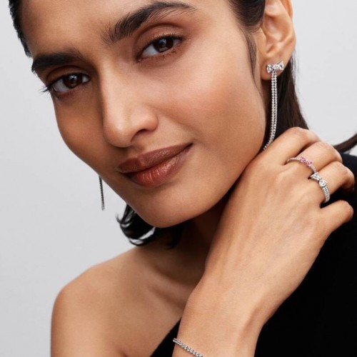 Pandora Pavé Bow Drop Earrings Pandora Pavé Bow Drop Earrings