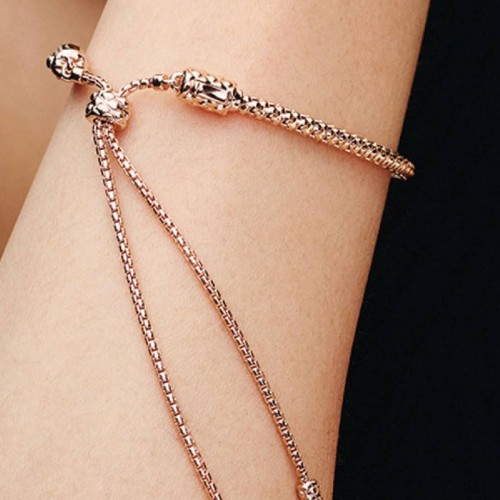 Pandora Studded Chain Slider Bracelet