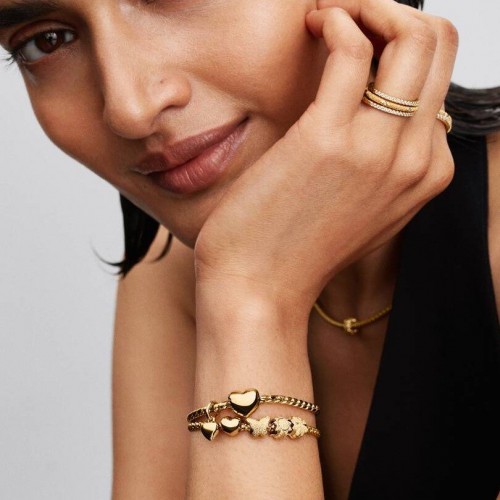 Pandora Round Clasp Wing Chain Bracelet Pandora Round Clasp Wing Chain Bracelet
