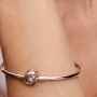 Pandora Moments Encircled Clasp Bangle